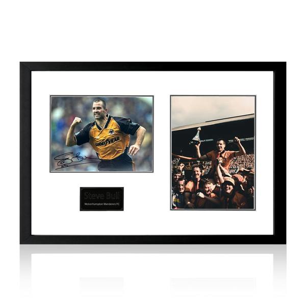 Steve Bull Signed Wolverhampton Wanderers Deluxe Mount Frame