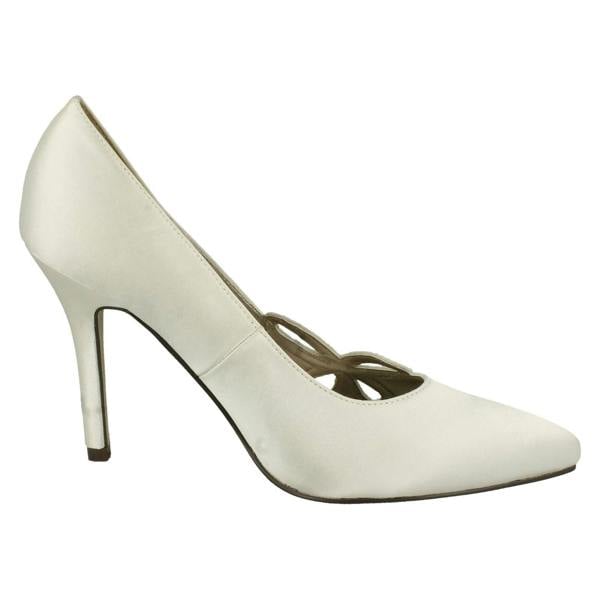 Anne Michelle Ladies Anne Michelle Court Shoes with Diamante Detail