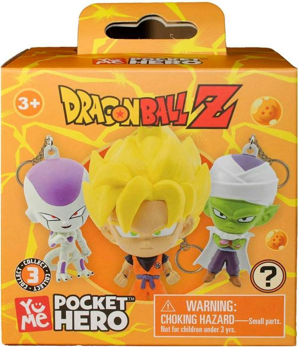 Dragonball Z YuMe Pocket Hero Mystery Keychain Figure  (ONE random box supplied)