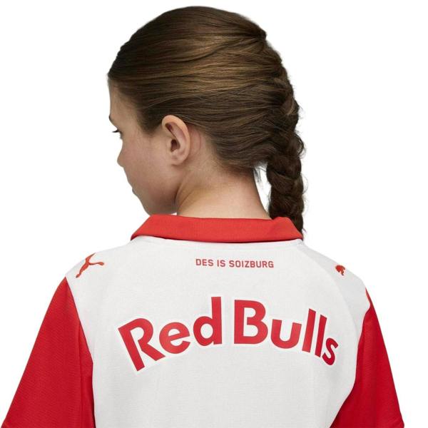 Puma Childrens/Kids Salzburg Red Bull Home Shirt - White/Red - 
