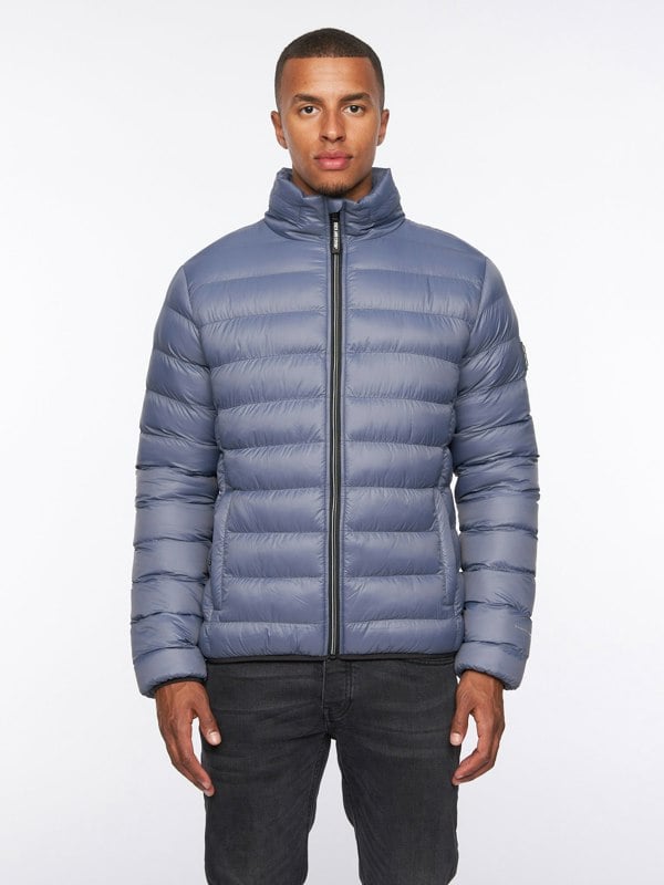 Duck and Cover Sheemy Padded Jacket Denim Blue