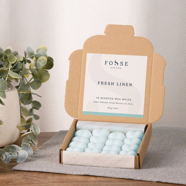 Fosse Living Fresh Linen Wax Melts - 16 Pack