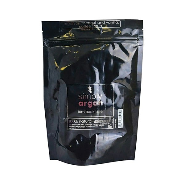 Simply Argan natural coffee and argan body scrub