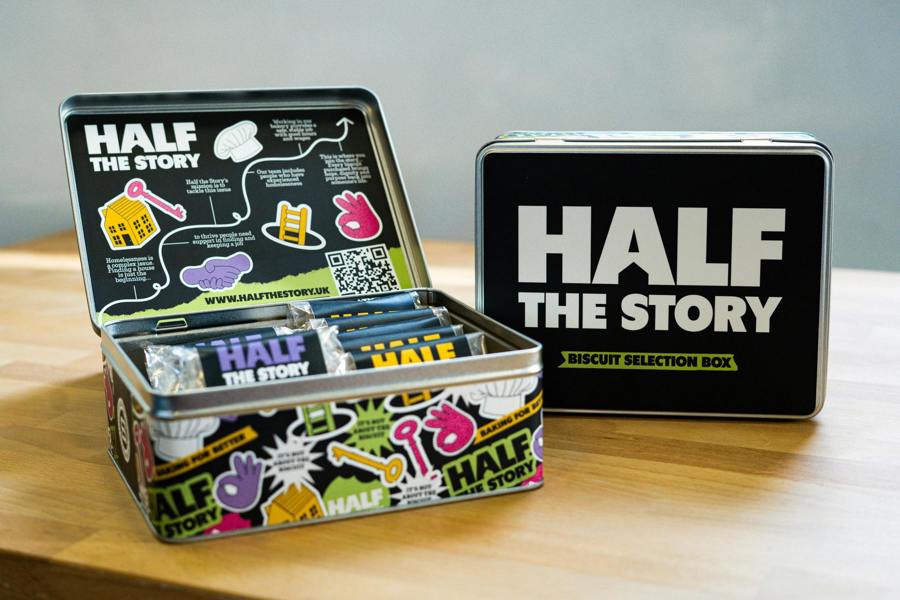 Booni Box Half the Story Biscuit Selection Box Tin