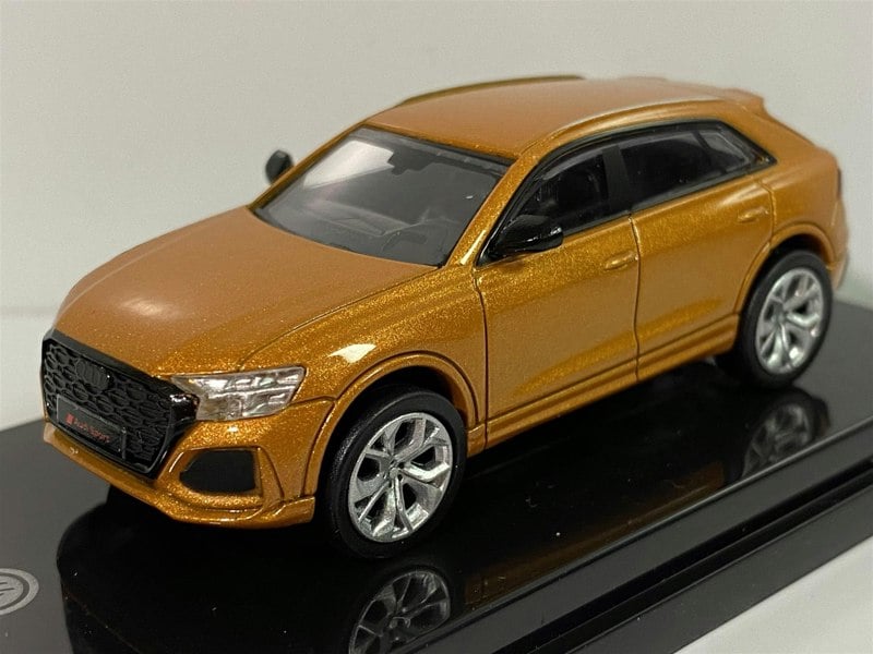 audi rs q8 lhd dragan orange 1:64 scale paragon 55173l new