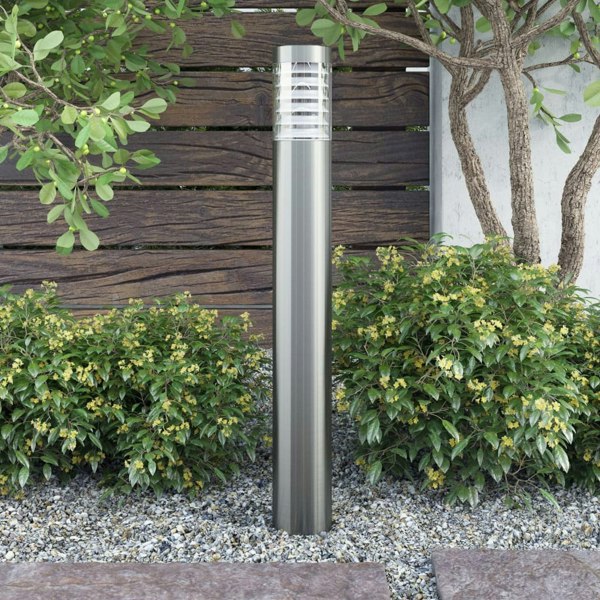 Berkfield Outdoor Post Lamp Standing Floor Lamp Stainless Steel