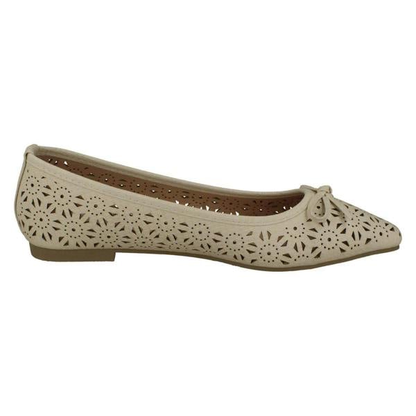 Spot On Ladies Spot On Ballerina Flat Shoes F80460
