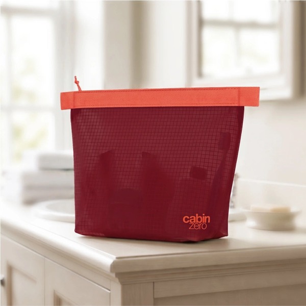 CabinZero Ultralight Wash Pouch 3.5L, Self Standing Design and Water Resistant Coating, Toiletry Bag