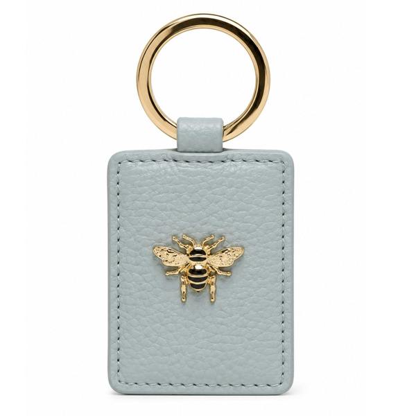 Alice Wheeler Vegan Leather Gold Bee Keyring Bag Charm