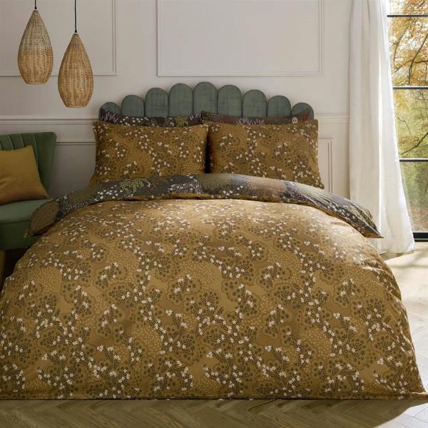 Sara Miller Owl Forest Deep Olive Duvet Cover Set