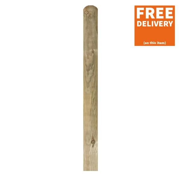 Snowdon Timber Garden Treated Picket Fence Board (T) 22mm (W) 75mm (L) 0.9m - Pack of 10