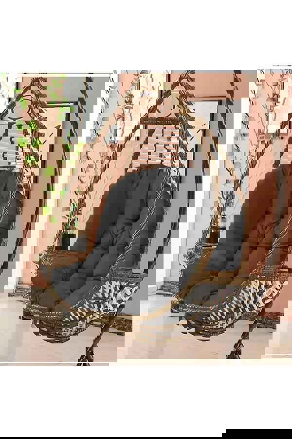 Living and Home 108 x 80cm Thick Hanging Egg Swing Chair Cushion