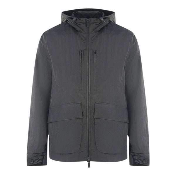 Lyle & Scott Plain Hooded Jacket - Black