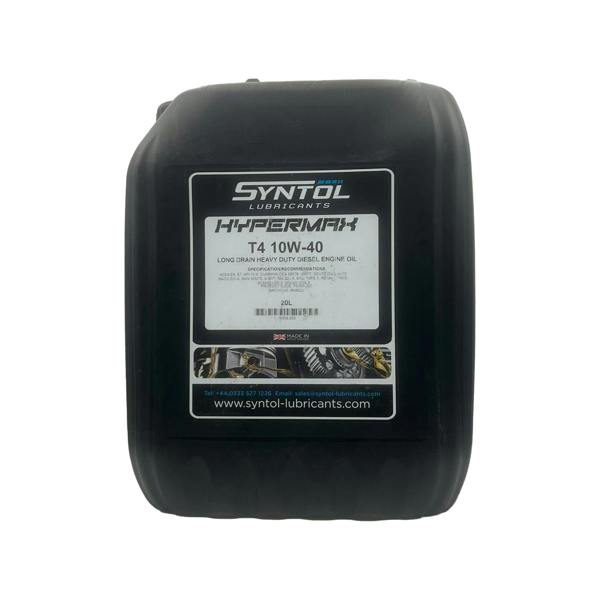 Syntol Hypermax T4 10W-40 Fully Synthetic Heavy Duty Diesel Engine Oil 20L