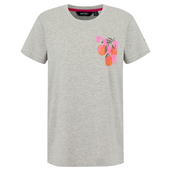 Regatta Womens/Ladies Filandra VX Fleur T-Shirt - Grey Marl