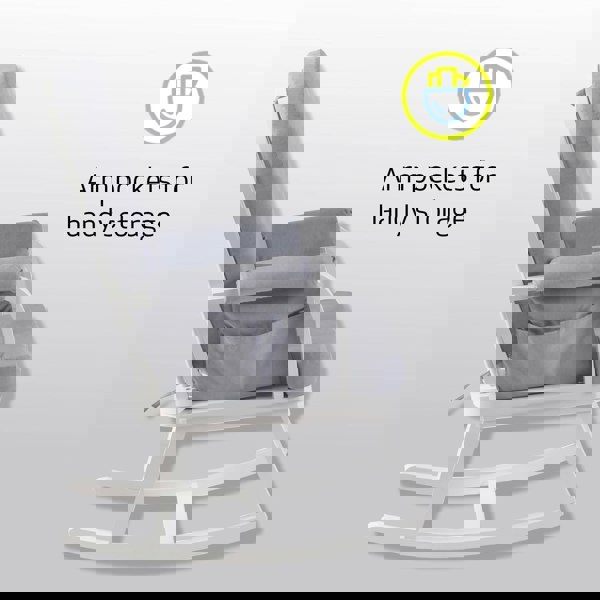 Meadow Rocking Chair Arm pockets for Handy Storage