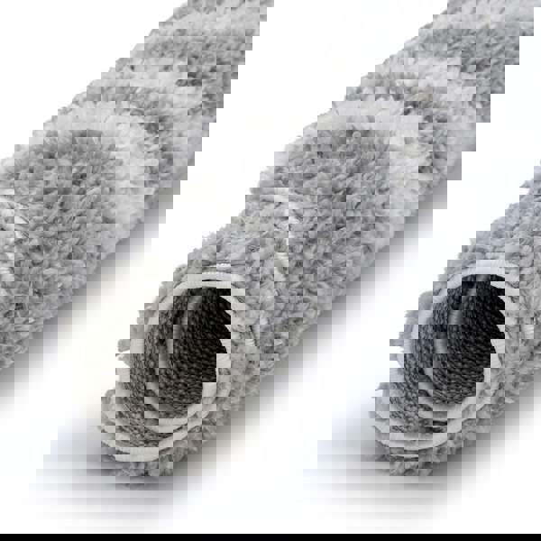 Moodi Shaggy Grey Rug, scandinavian design, underfloor heating | THE RUGS