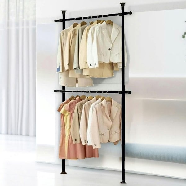 Rafaelo Mobilia Adjustable Telescopic Heavy Duty Clothes Rail