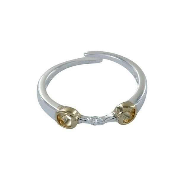 Sterling Silver Snaffle Ring - Reeves & Reeves