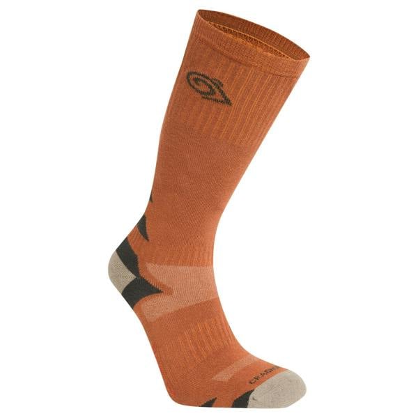 Craghoppers Unisex Adult Adventure Insect Repellent Boot Socks - Red Beach/Black Pepper - 