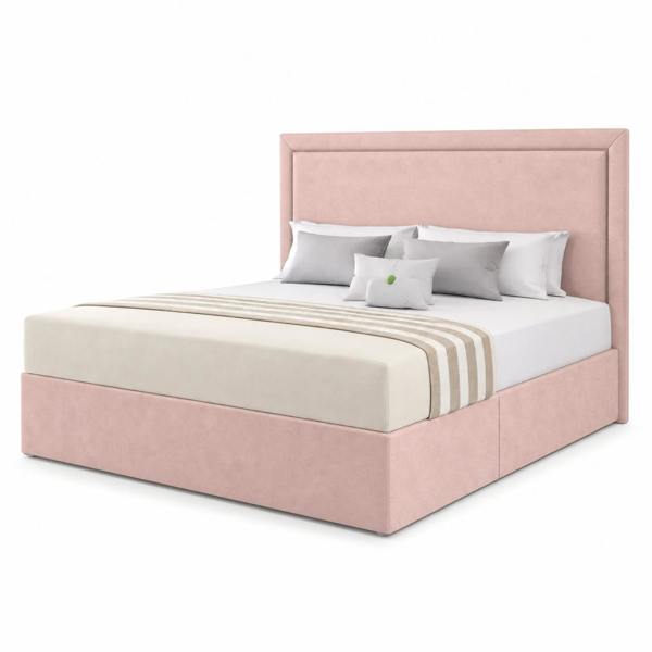 Great British Beds Sofia Divan Bed - Pink Plush