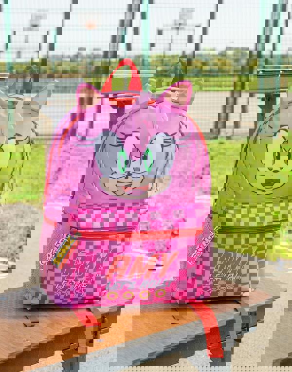 Sonic the Hedgehog Unisex Kids Pink Amy Backpack (One Size)