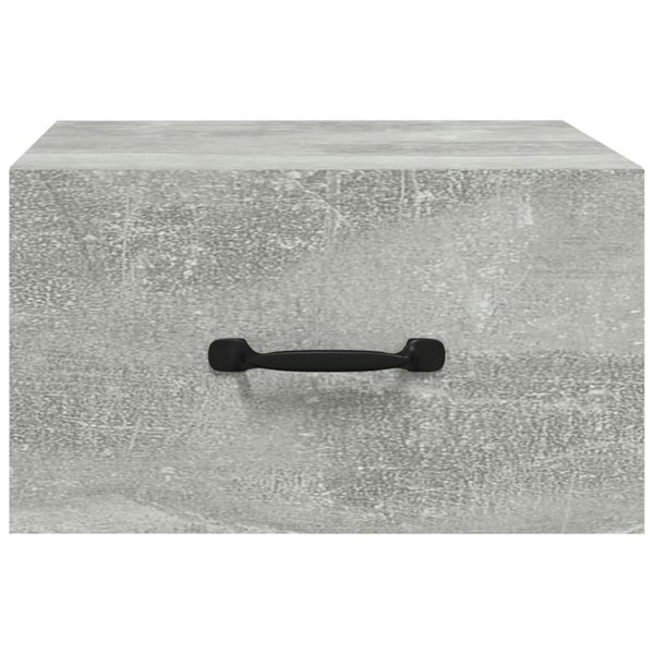 Berkfield Wall-mounted Bedside Cabinets 2 pcs Concrete Grey 35x35x20 cm