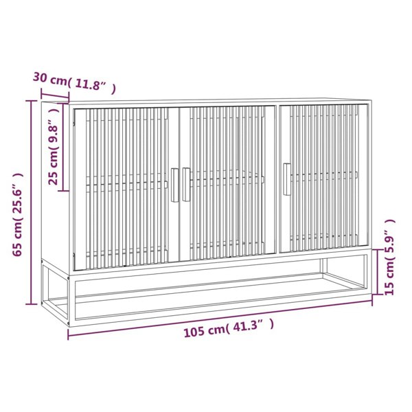 Berkfield Sideboard 105x30x65 cm Engineered Wood