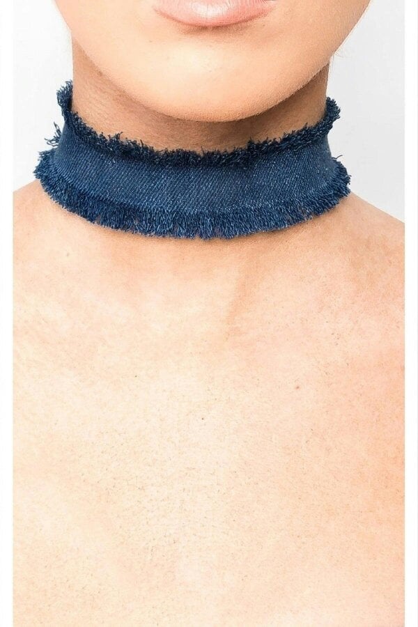 ikrush Connie Denim Choker