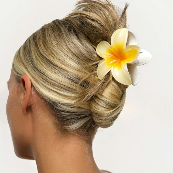 Brushworks Tropical Flower Claw Clips - 3 Pack