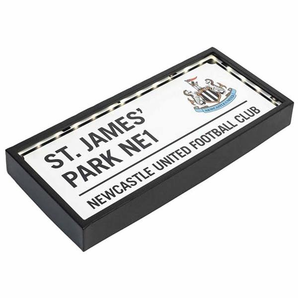Newcastle United FC Newcastle United LED Street Sign Light, Signs & Plaques, Sports, Gift