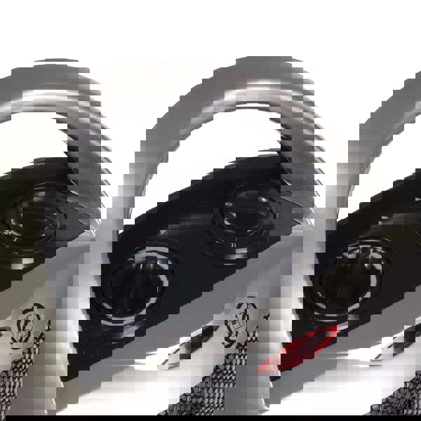 igenix Ceramic Fan Heater, 2 Heat Settings, 1800W, Silver