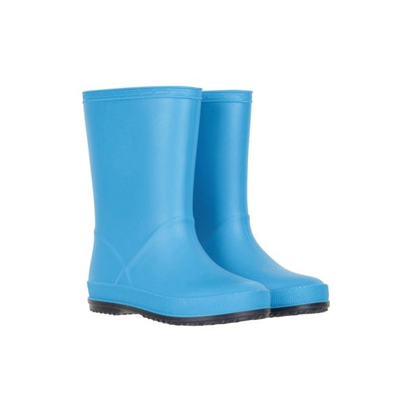 Mountain Warehouse Childrens/Kids Plain Wellington Boots - Blue