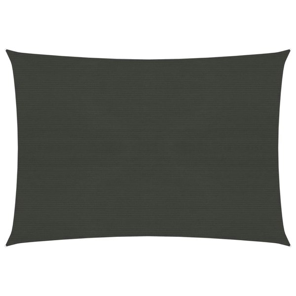 Berkfield Sunshade Sail 160 g/m�__ Anthracite 2x3 m HDPE