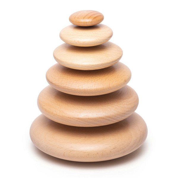 Bigjigs Toys BB143 Stacking Pebbles