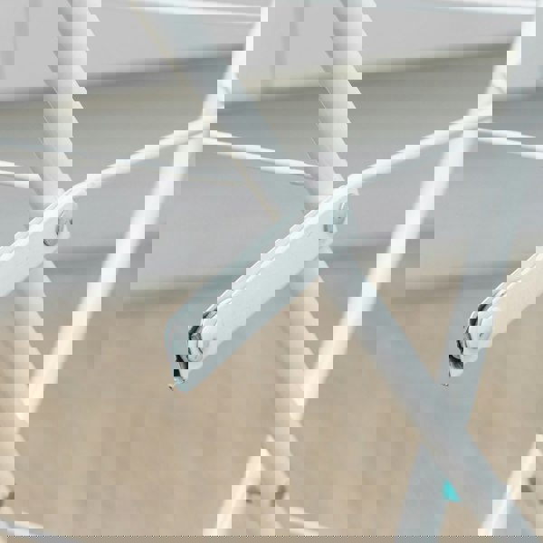 JVL Freestanding 2 Tier Clothes Drying Airer, White