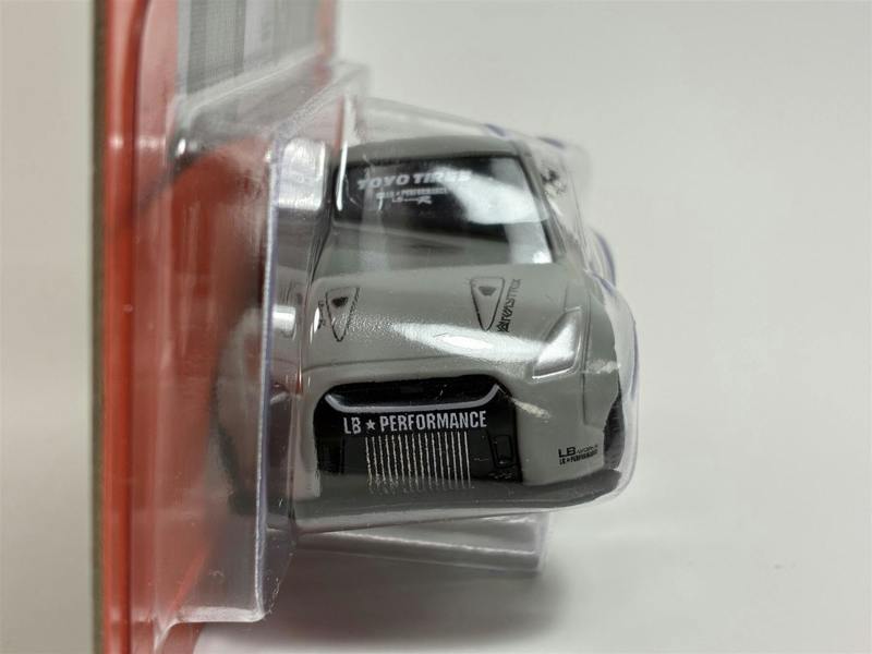 MCSlots Nissan GT-R R35 LB Works Type 1 Rear Wing 1 Matte Grey Qube Carz 6cm QZ00201BL