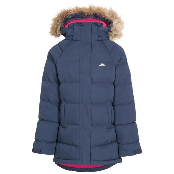 Trespass Girls Unique Padded Jacket - Navy