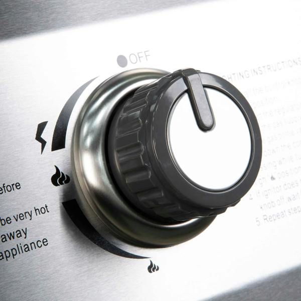 Dellonda DG16 Barbecues Action shot - dial