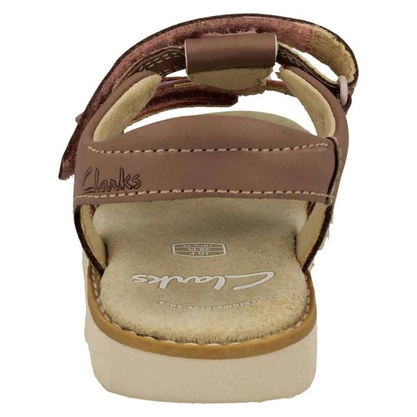 Clarks Girls Clarks Hook & Loop Sandals With Seahorse Motif Crown Brill
