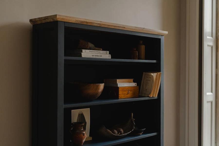 Statement Furniture Florence Display Cabinet with Height Adjustable Shelves and Cupboard
