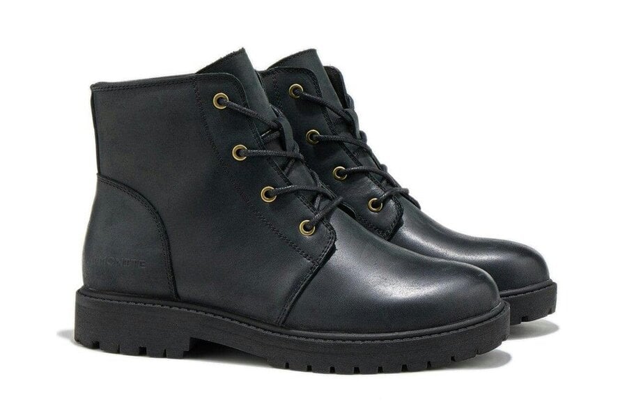 AMMONITE Women's Water-Resistant Portland Boots | Black
