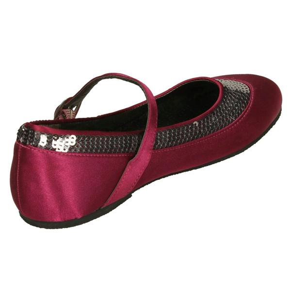 Spot On Girls Spot On Flat Ballerina Sequin Detail