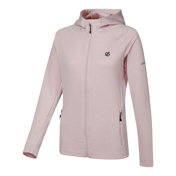Dare 2B Womens/Ladies Ventura Stretch Hooded Midlayer - Pink Haze - 