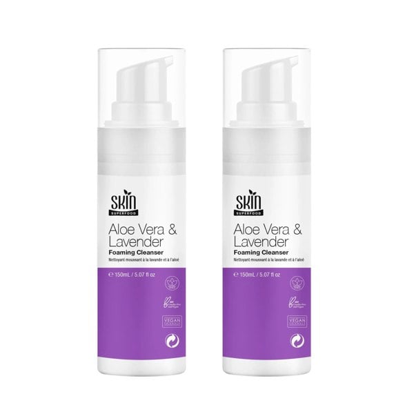 Skin Superfood Aloe Vera & Lavendar Foaming Cleanser 150ml