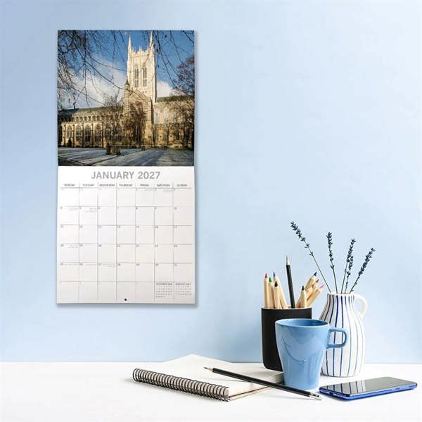 Suffolk Calendar 2027, Wall Calendars, Month To View, Travel, Gift