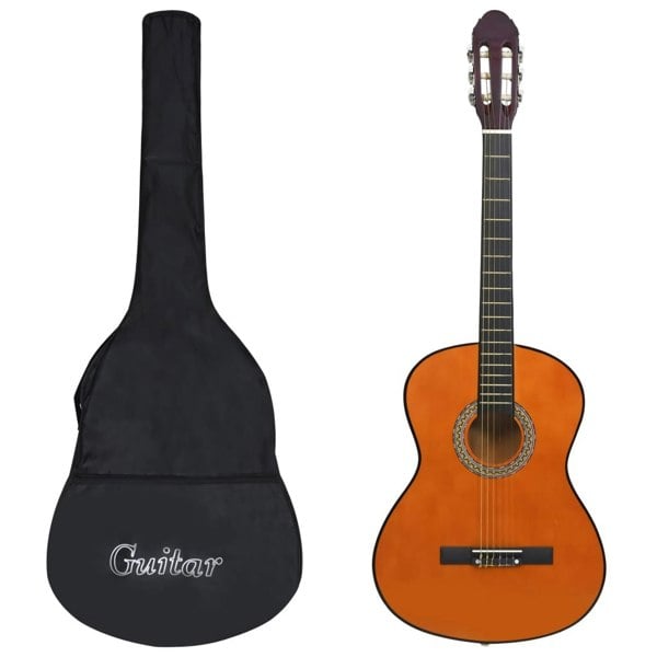 Berkfield 12 Piece Classical Guitar Beginner Set 4/4 39"