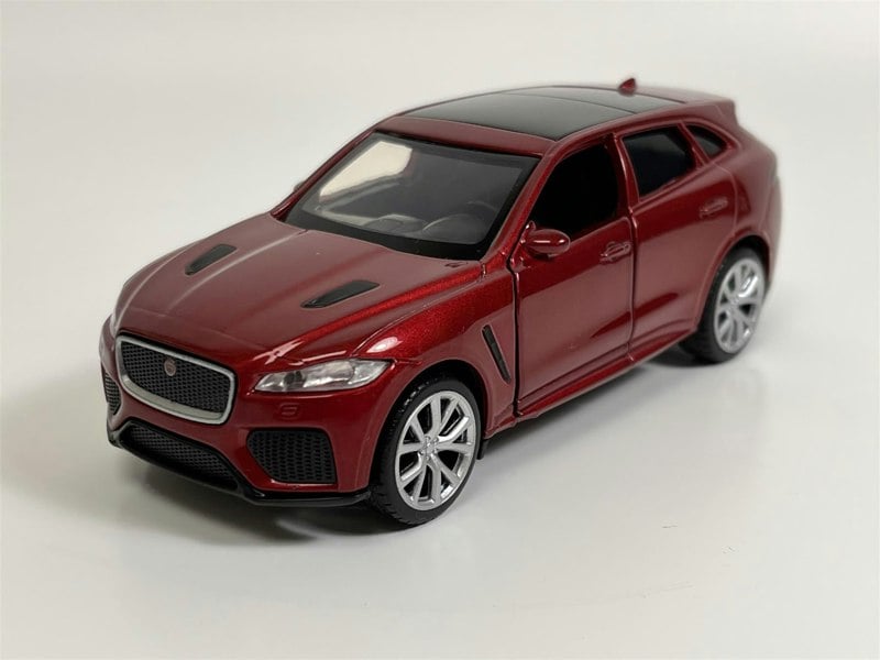 Tayumo Jaguar F Pace Red LHD 1:36 Scale Pull & Go Tayumo 36100032
