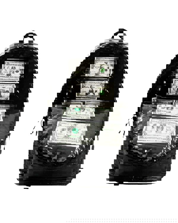 Money US$1 Cash Backpack Black