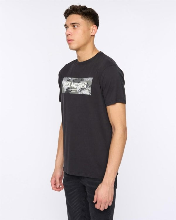 Duck and Cover Wayfirth T-Shirt - Black